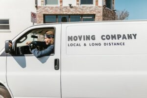 Van for moving company acquired through commercial vehicle leasing